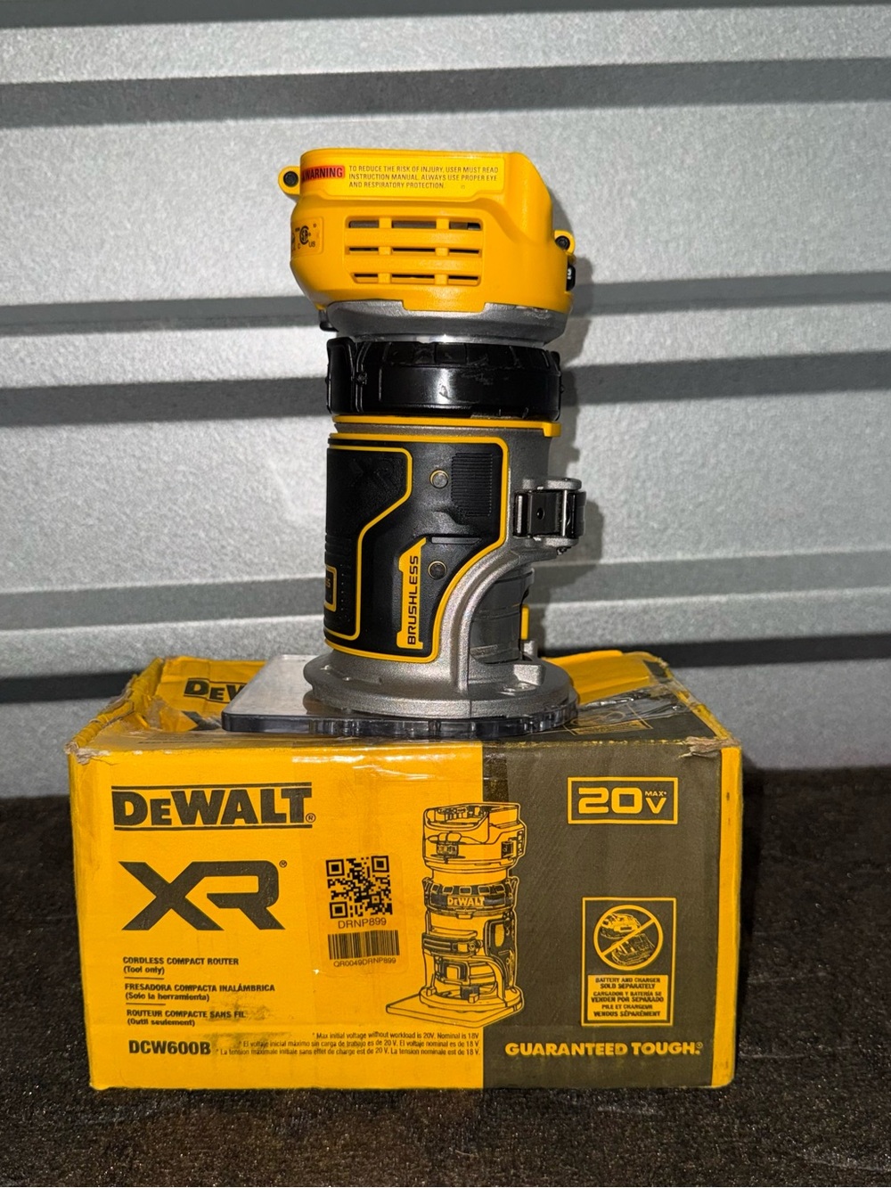 DEWALT 20V XR Compact Router Cordless